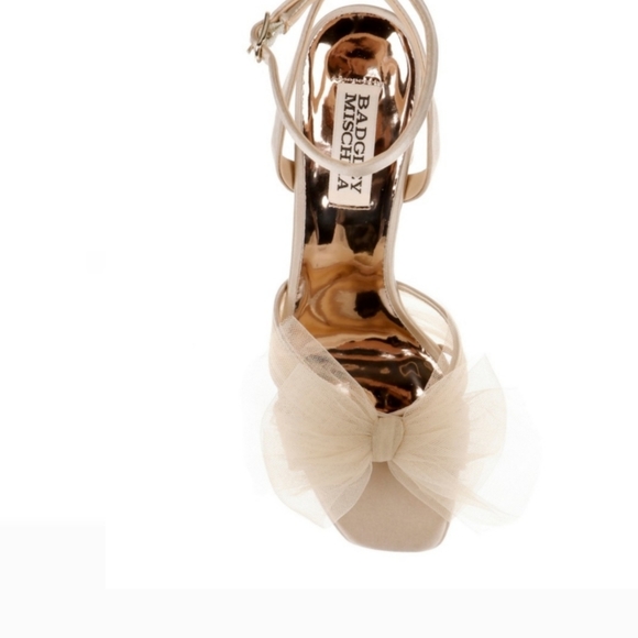 ANTHROPOLOGIE  BADGLEY MISCHKA Badgley Mischka Tess Heels Size/9 - Picture 9 of 10